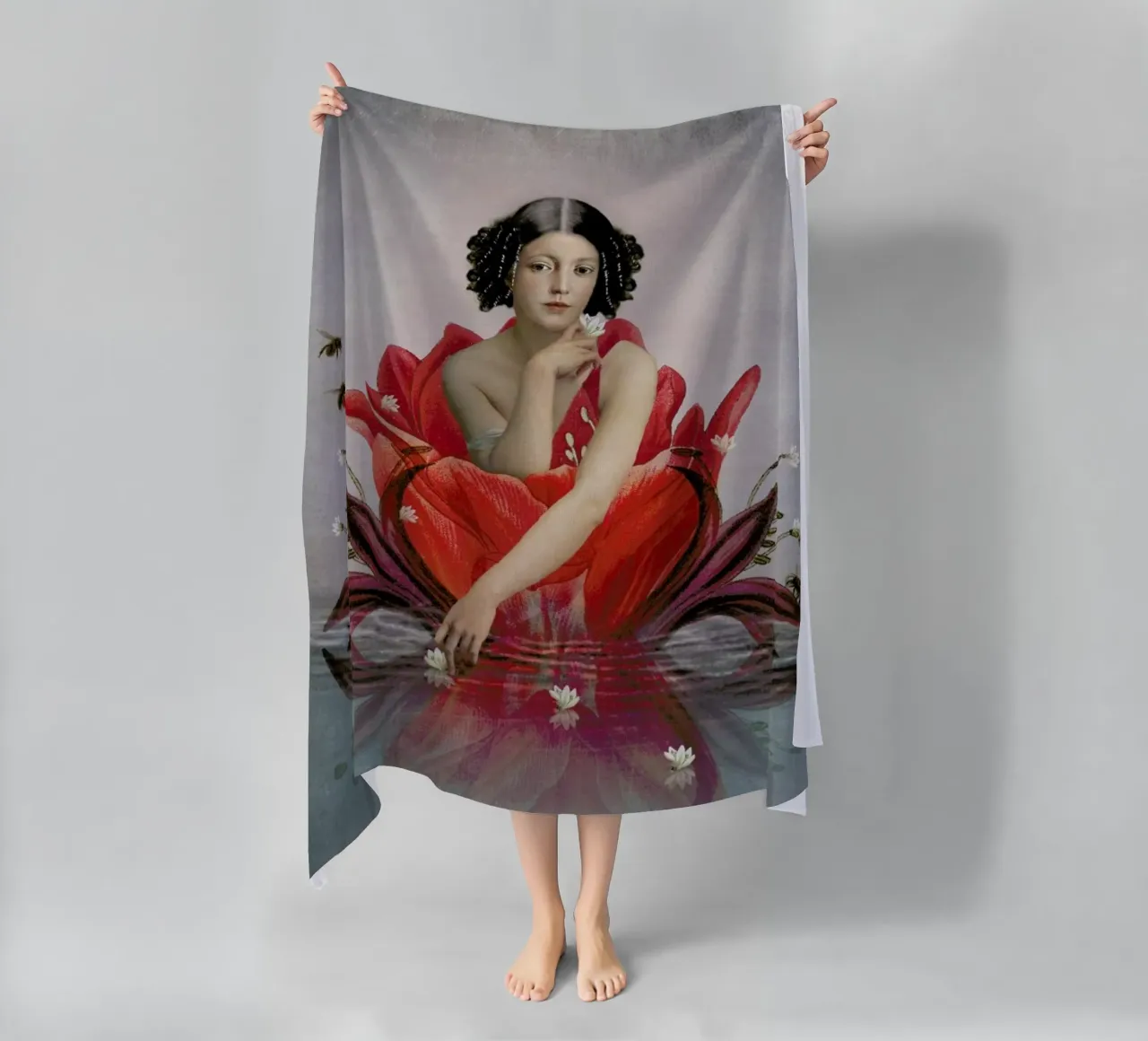 Floating Flower telo mare da Catrin Welz-Stein