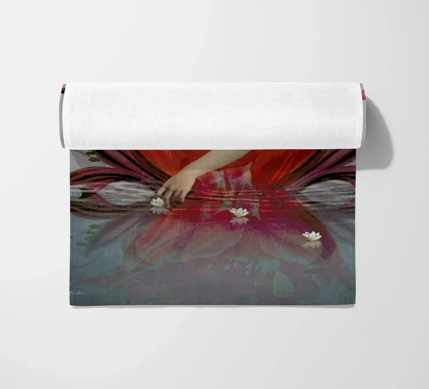 Floating Flower telo mare da Catrin Welz-Stein