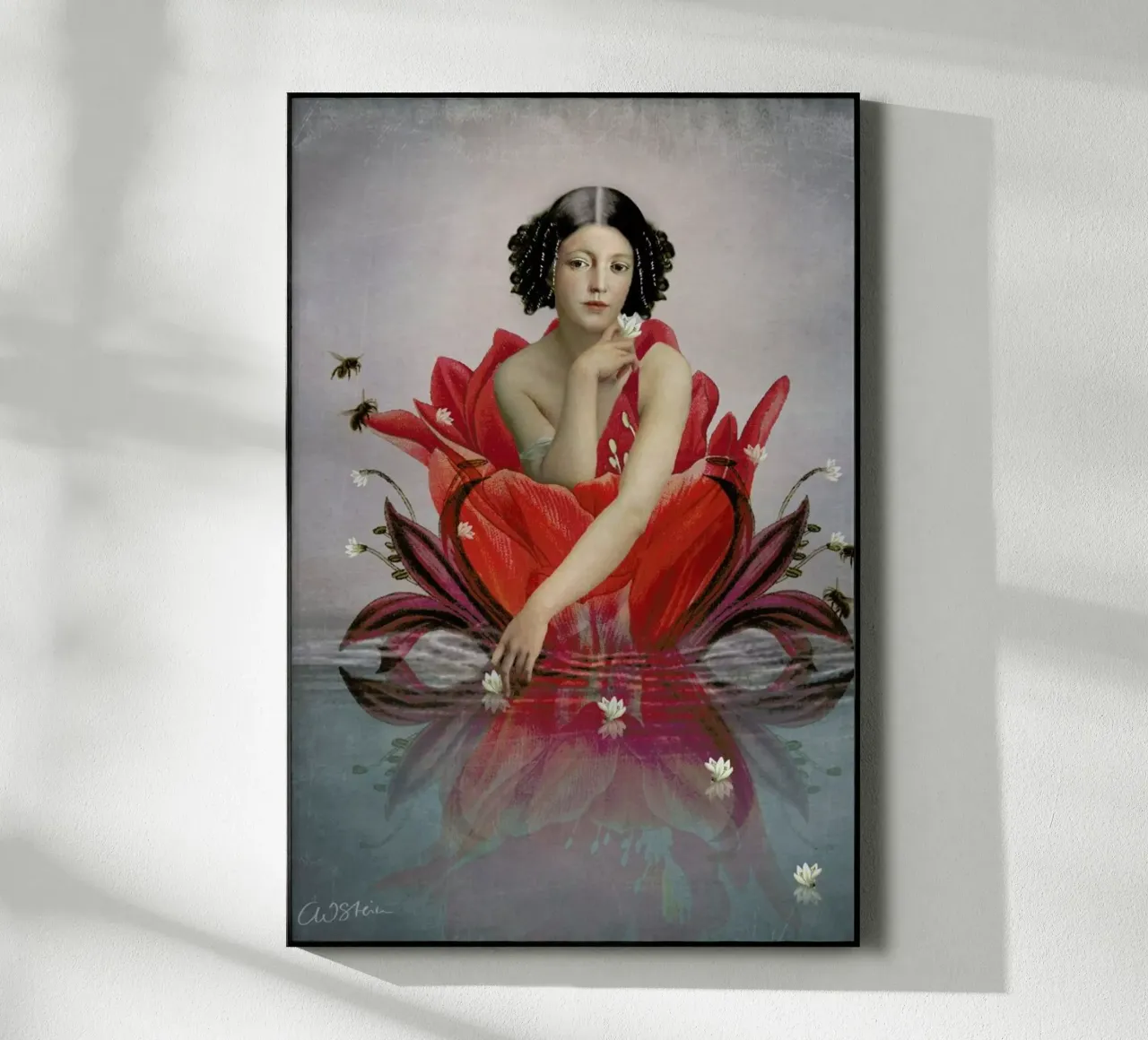 Floating Flower plexiglass da Catrin Welz-Stein