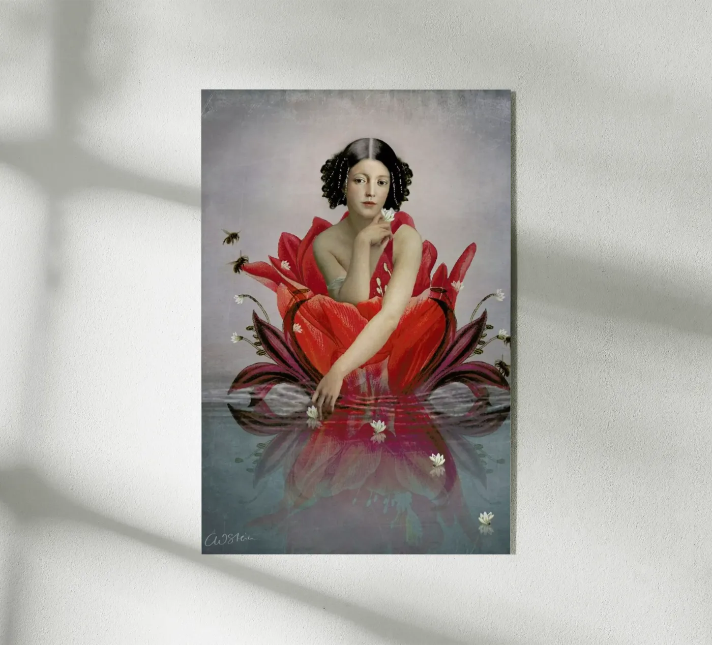 Floating Flower plexiglass da Catrin Welz-Stein