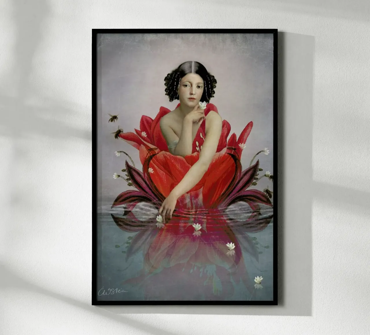 Floating Flower poster da Catrin Welz-Stein