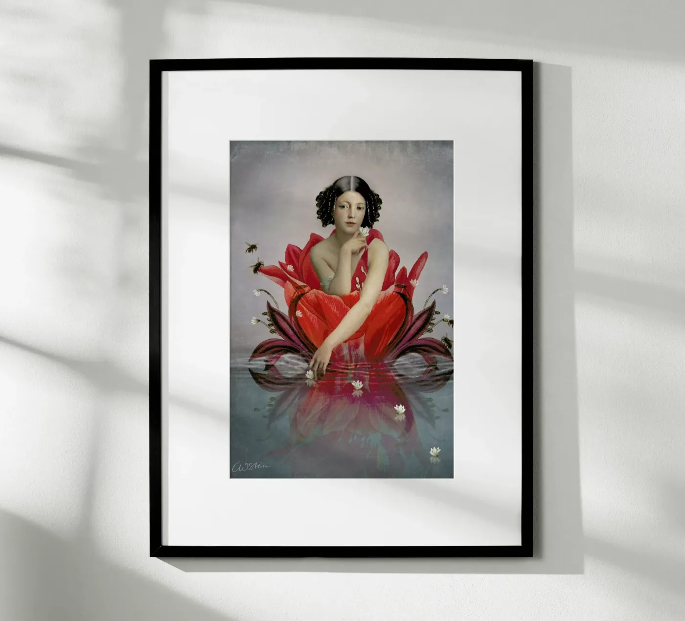 Floating Flower poster da Catrin Welz-Stein