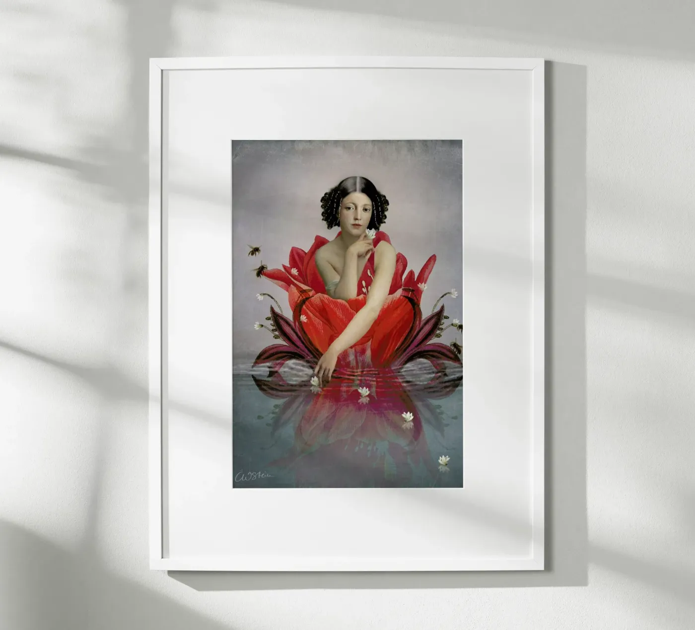 Floating Flower poster da Catrin Welz-Stein