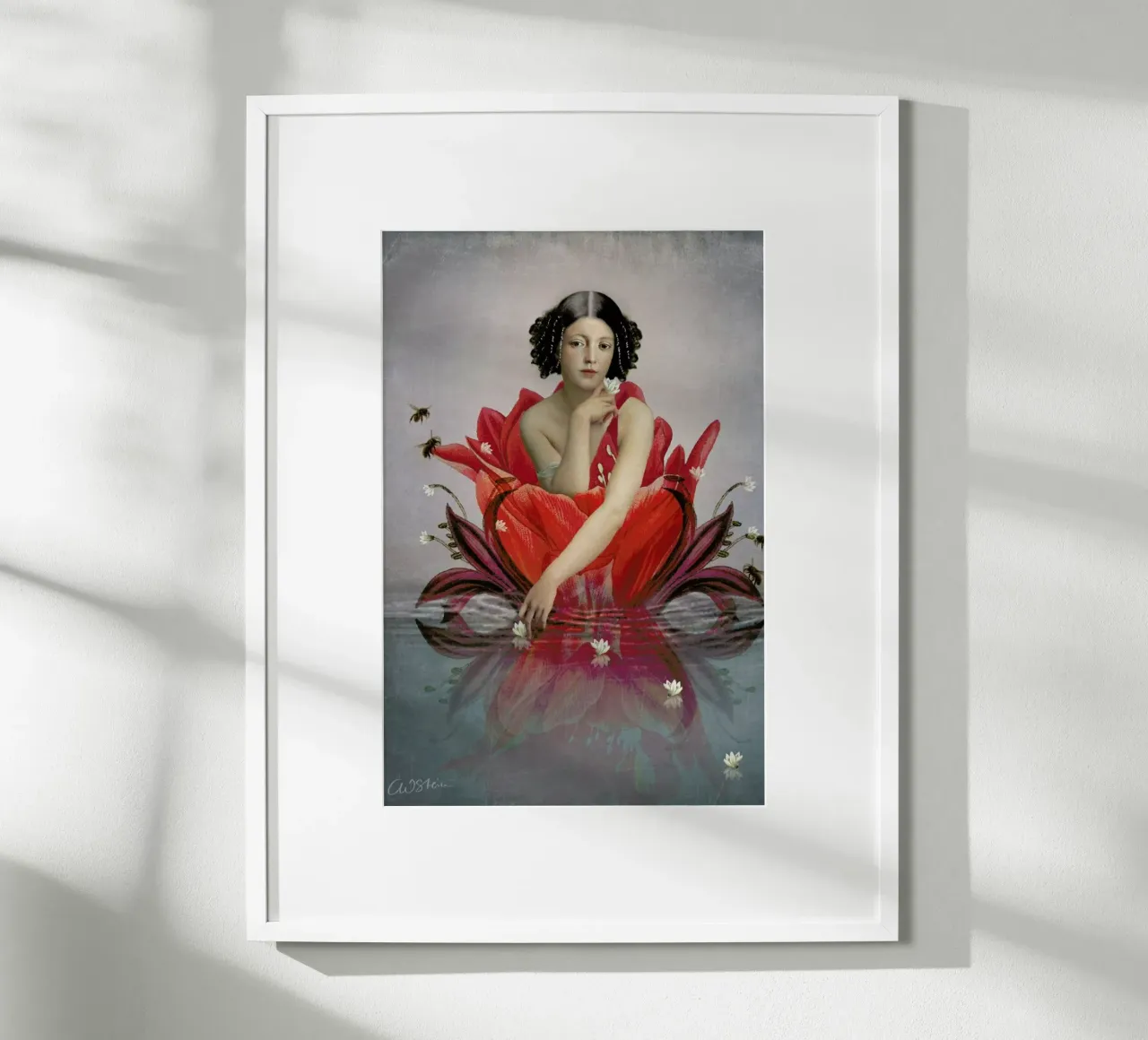 Floating Flower poster da Catrin Welz-Stein