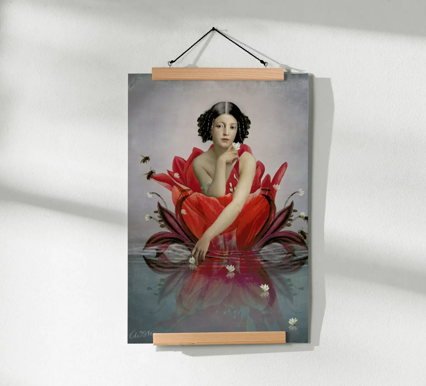 Floating Flower poster da Catrin Welz-Stein