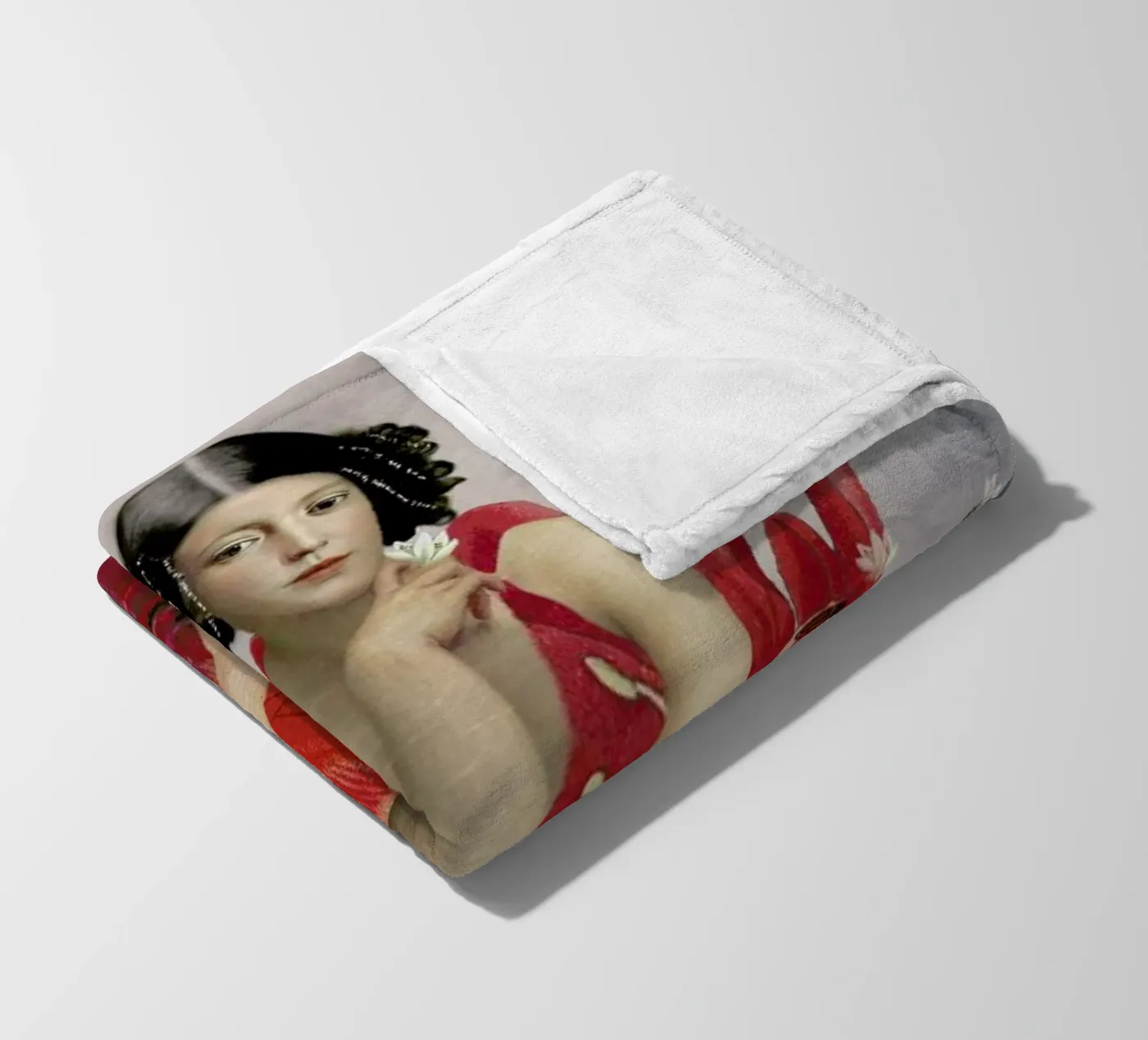 Floating Flower Fleecedecke von Catrin Welz-Stein