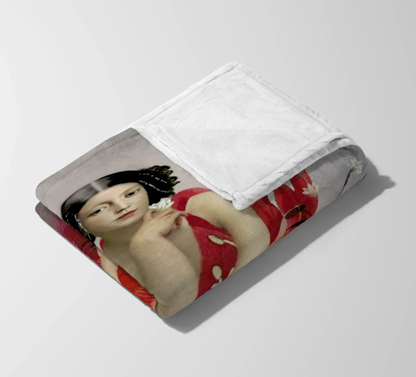 Floating Flower Fleecedecke von Catrin Welz-Stein