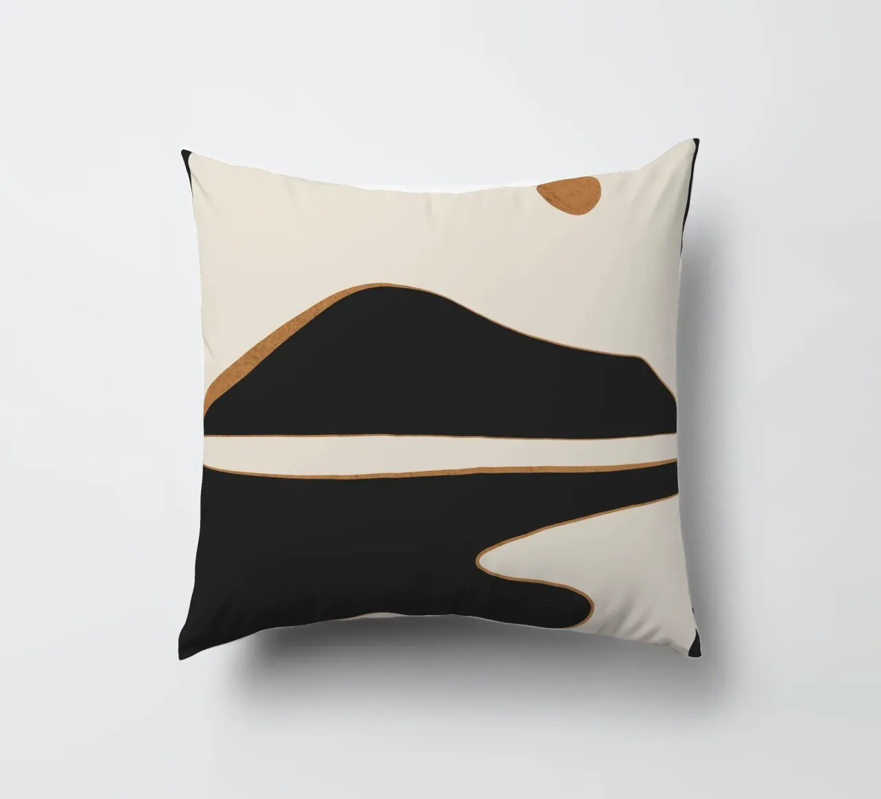 Paesaggio astratto minimalista 2 cuscino da ThingDesign