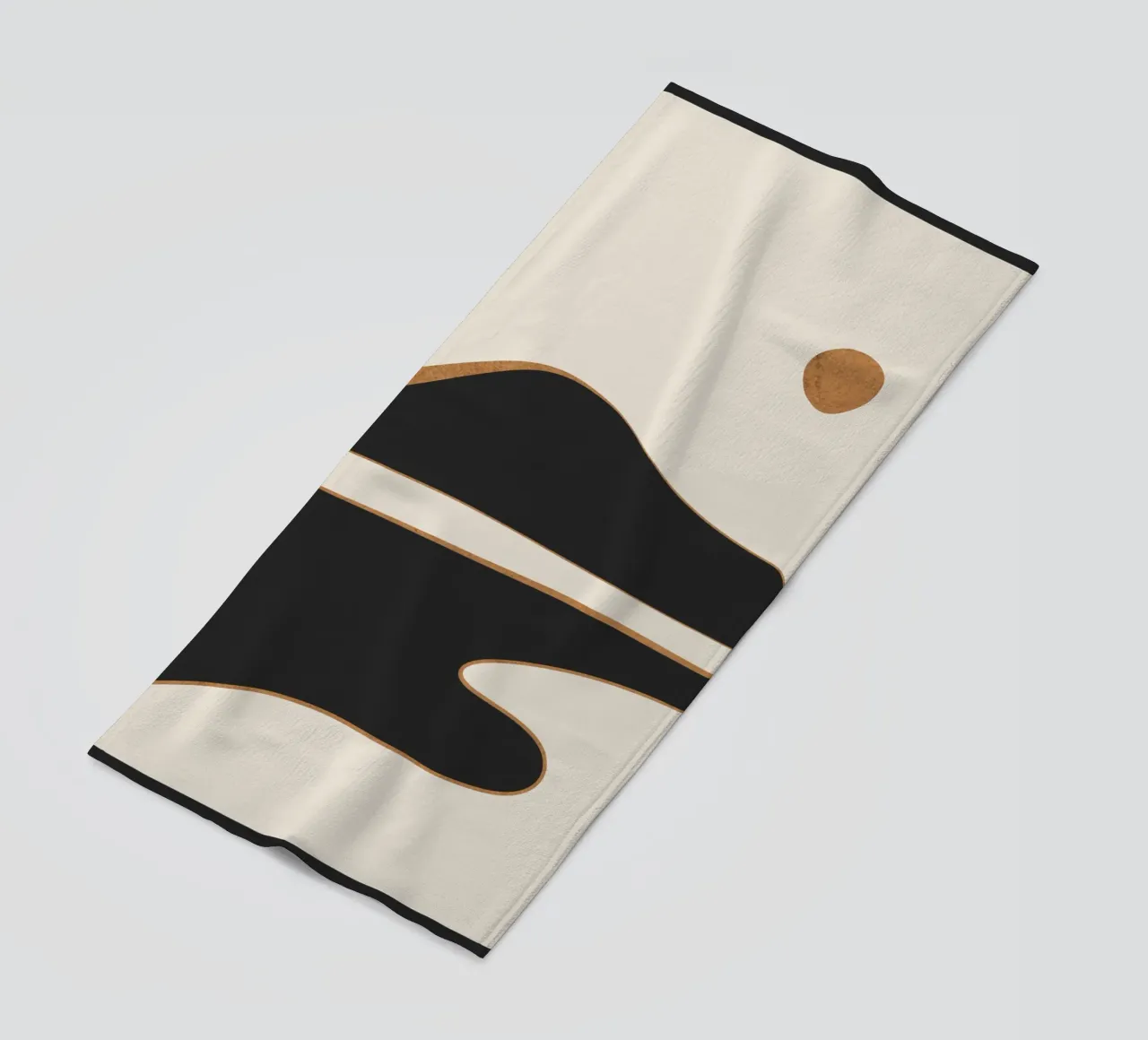 Paesaggio astratto minimalista 2 telo mare da ThingDesign
