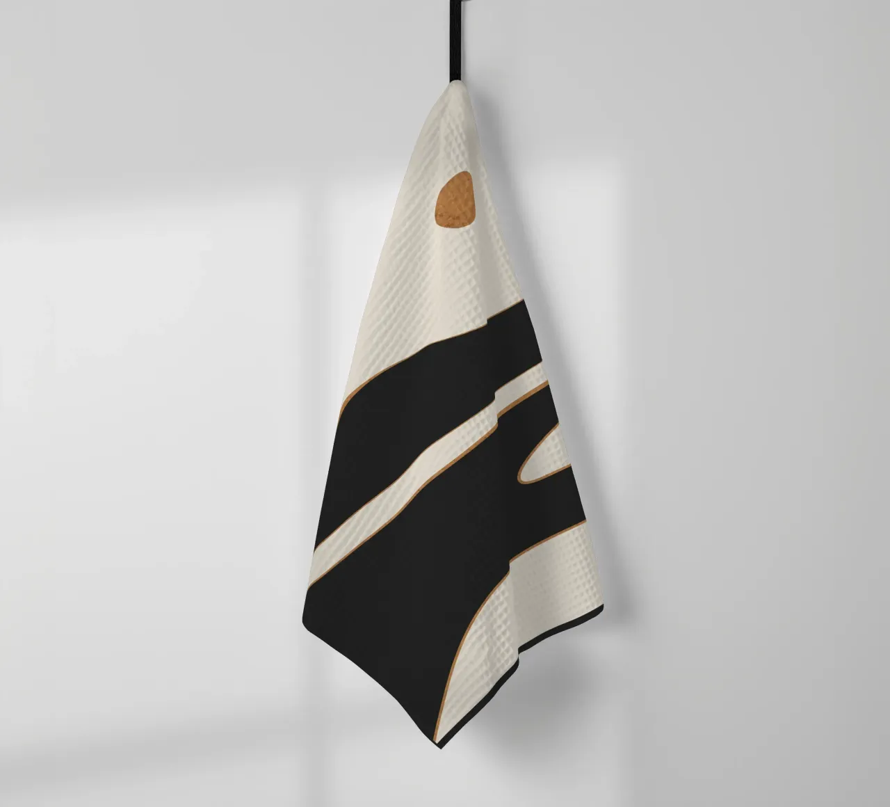Paysage abstrait minimaliste 2 torchon de ThingDesign