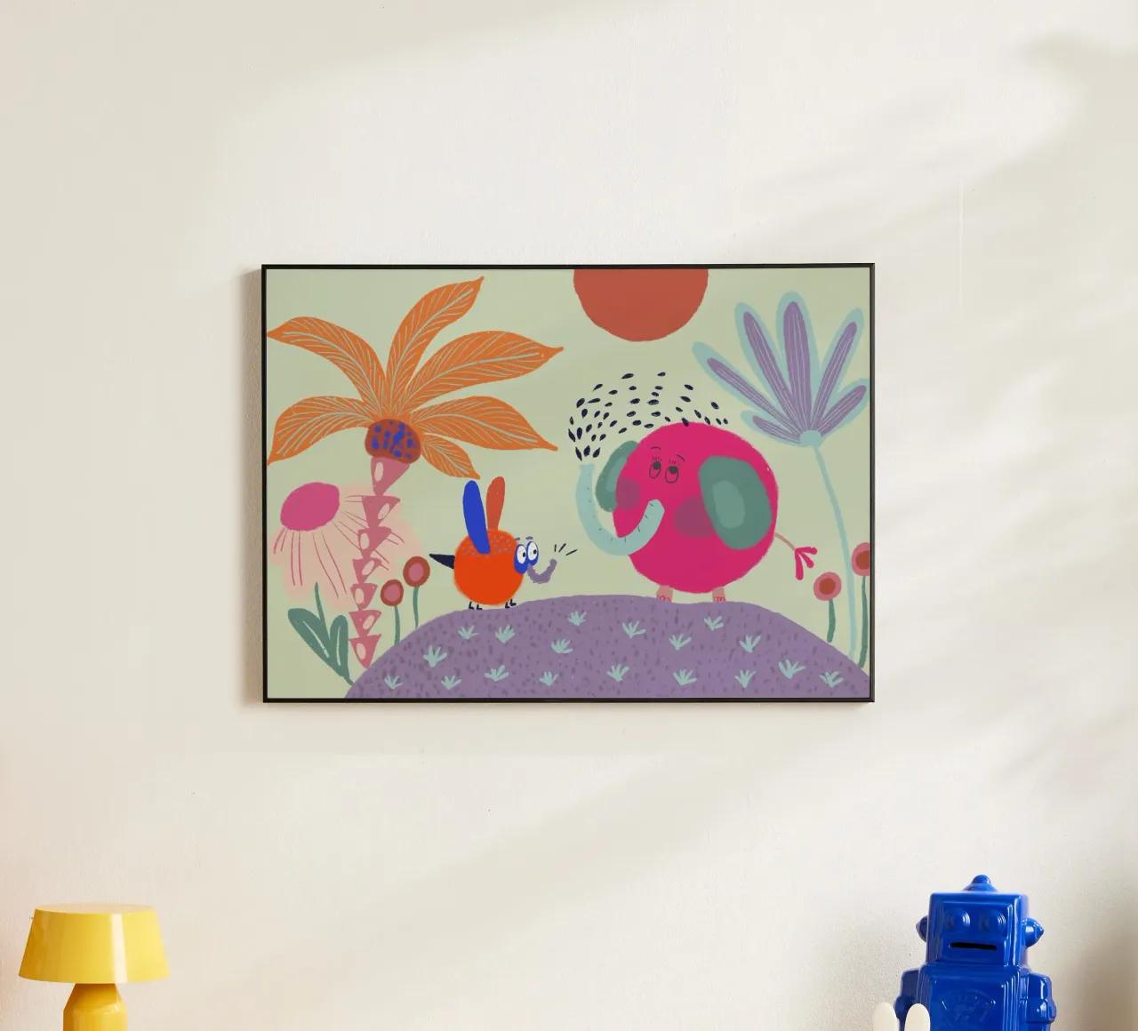 Tiny & Huge - Piccoli grandi amici alluminio dibond da hej malu