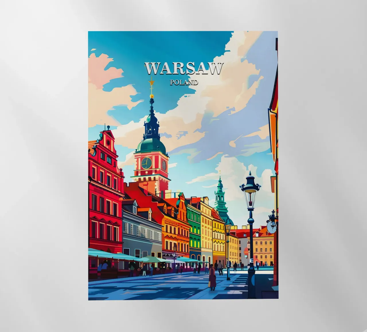 Warsaw Poland pellicola backlit da Travelstudio