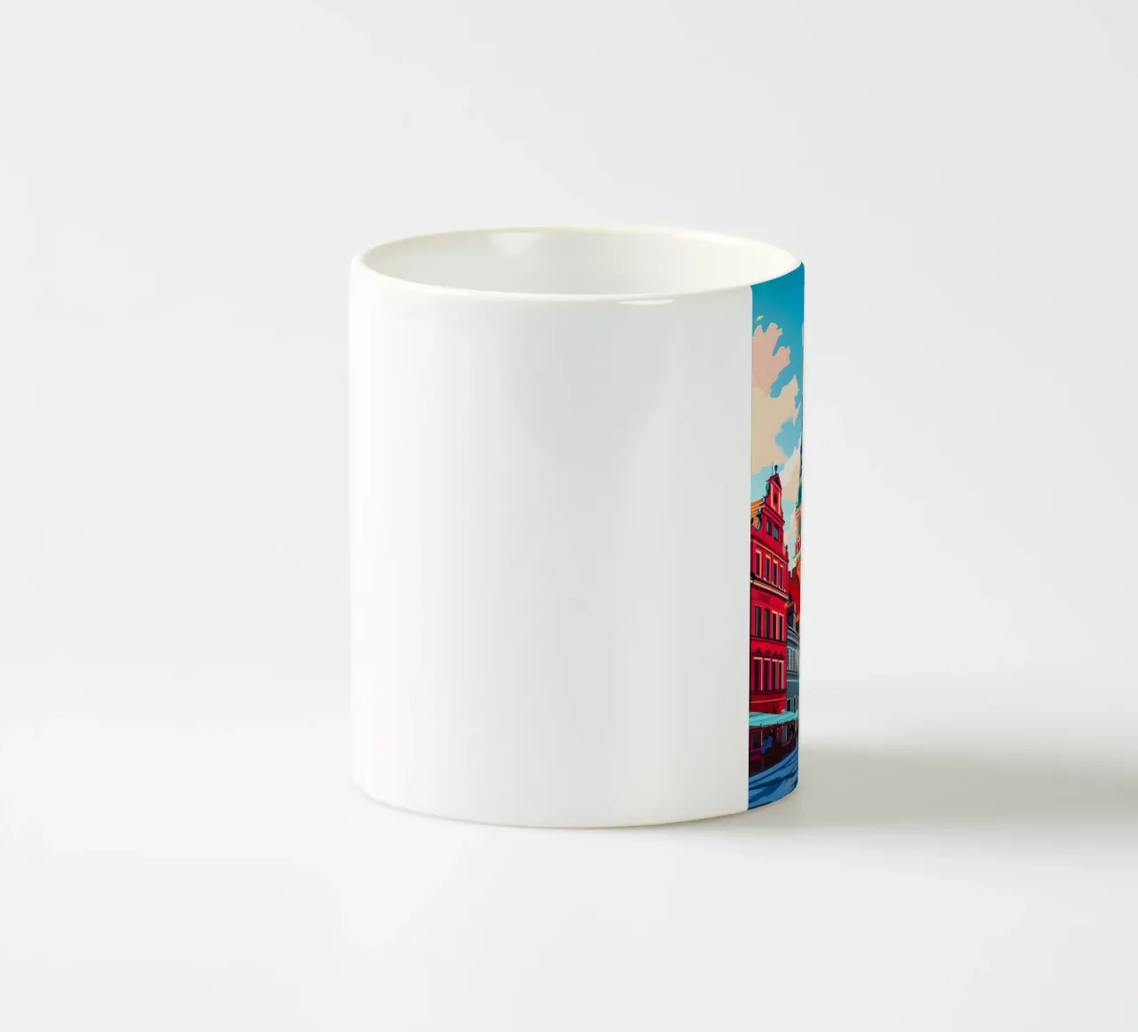 Warsaw Poland tazza in ceramica da Travelstudio