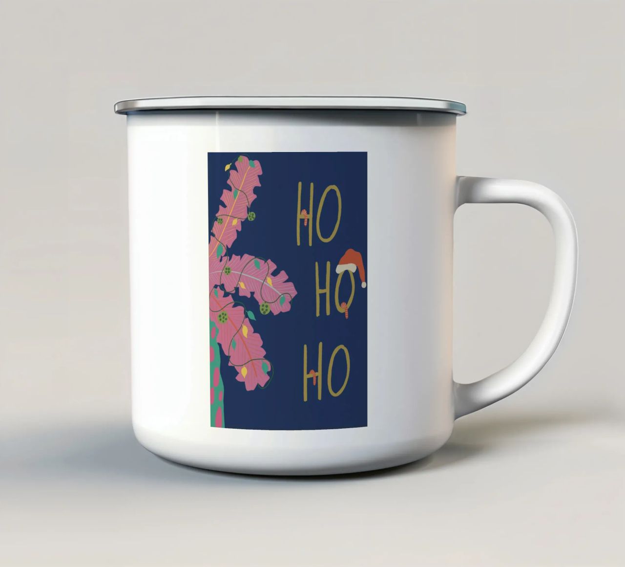Palma di Natale tazza in smalto da hej malu