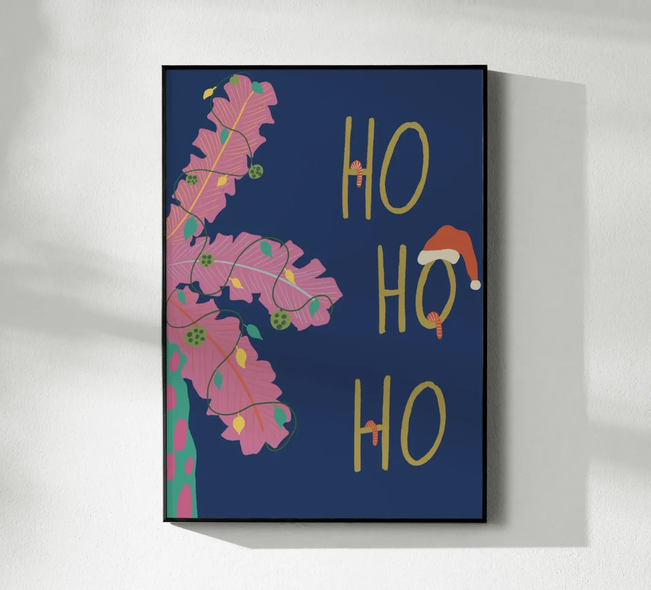 Palms & Places - Feliz Navidad metacrilato de Studio Cinnamon