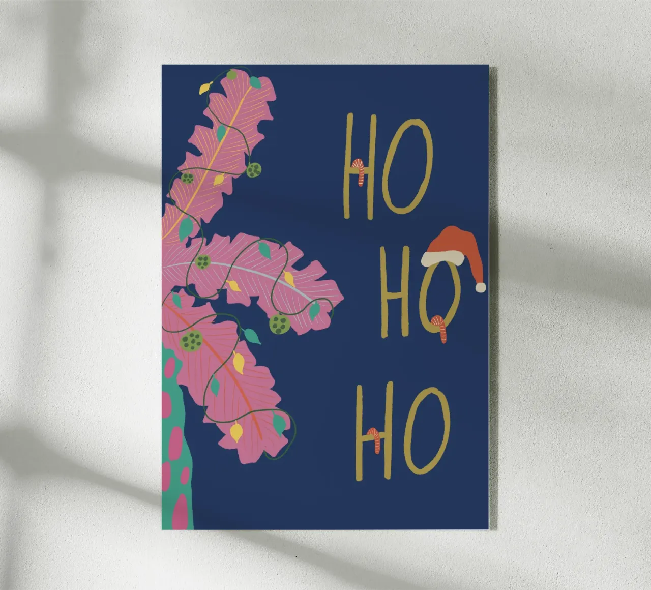 Palms & Places - Feliz Navidad metacrilato de Studio Cinnamon