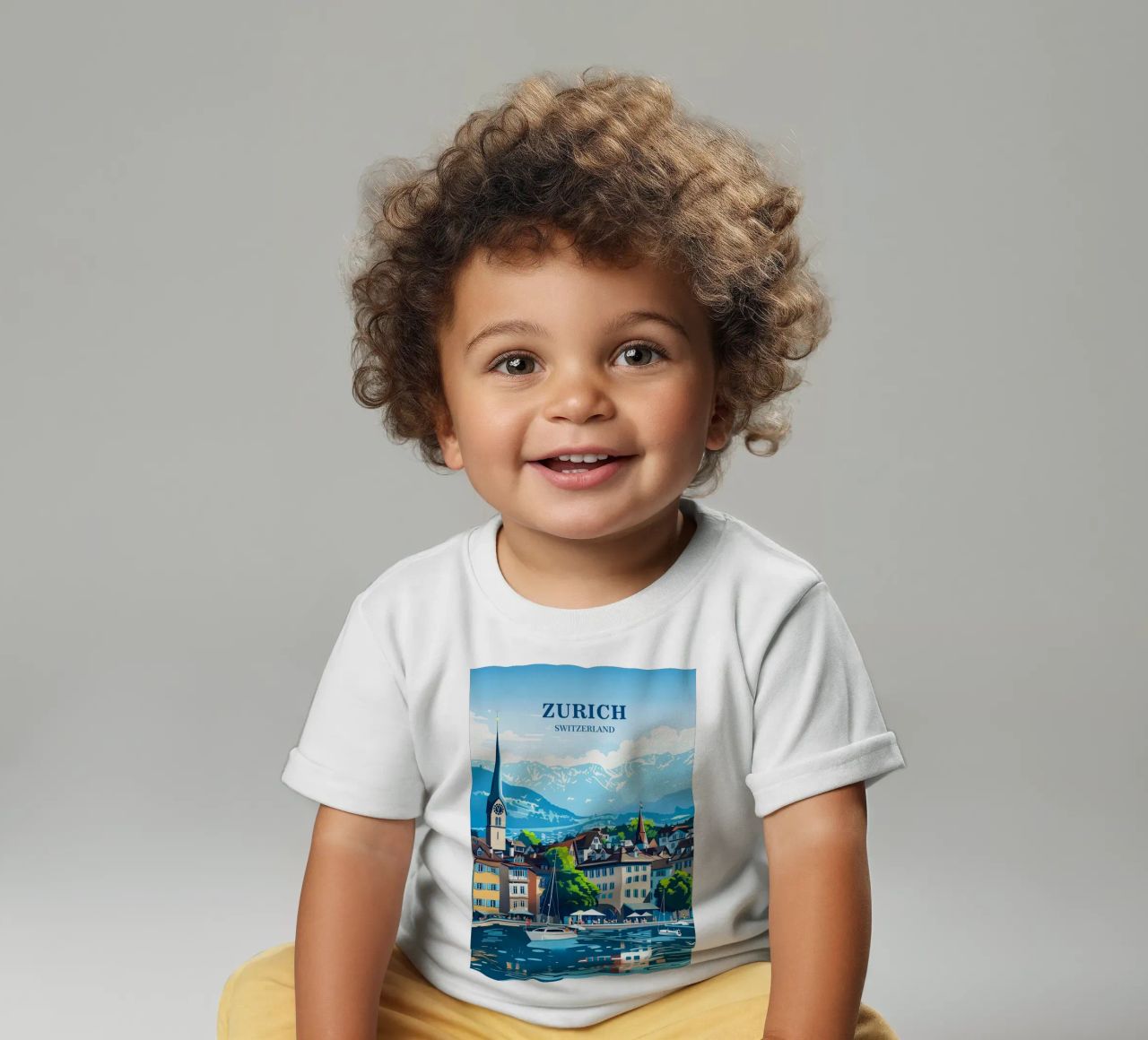 Zurich Switzerland Baby T-Shirt von Travelstudio