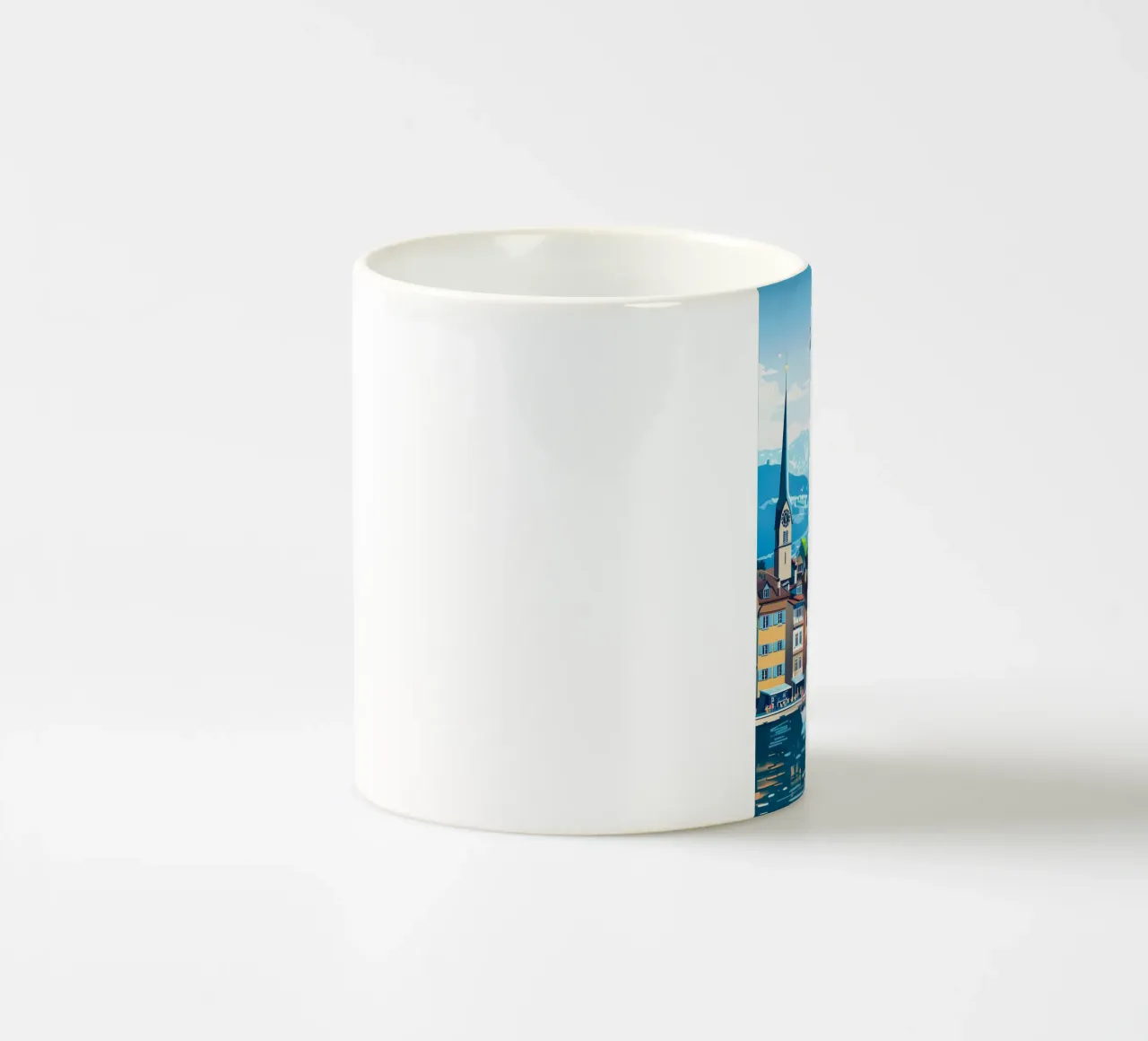 Zurich Switzerland tazza in ceramica da Travelstudio
