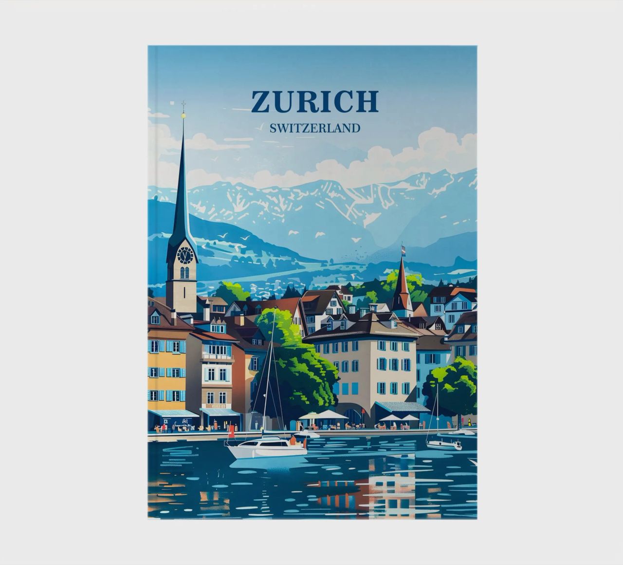 Zurich Switzerland Notizbuch von Travelstudio