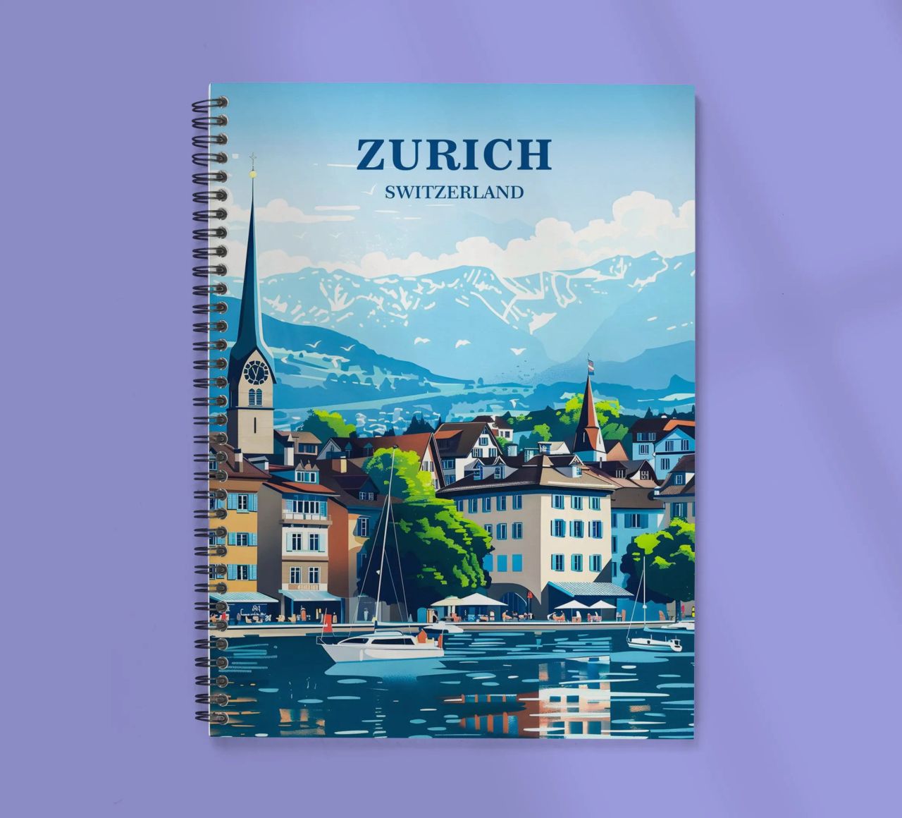 Zurich Switzerland Ringbuch von Travelstudio