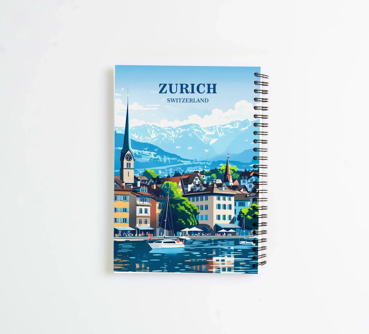 Zurich Switzerland Ringbuch von Travelstudio