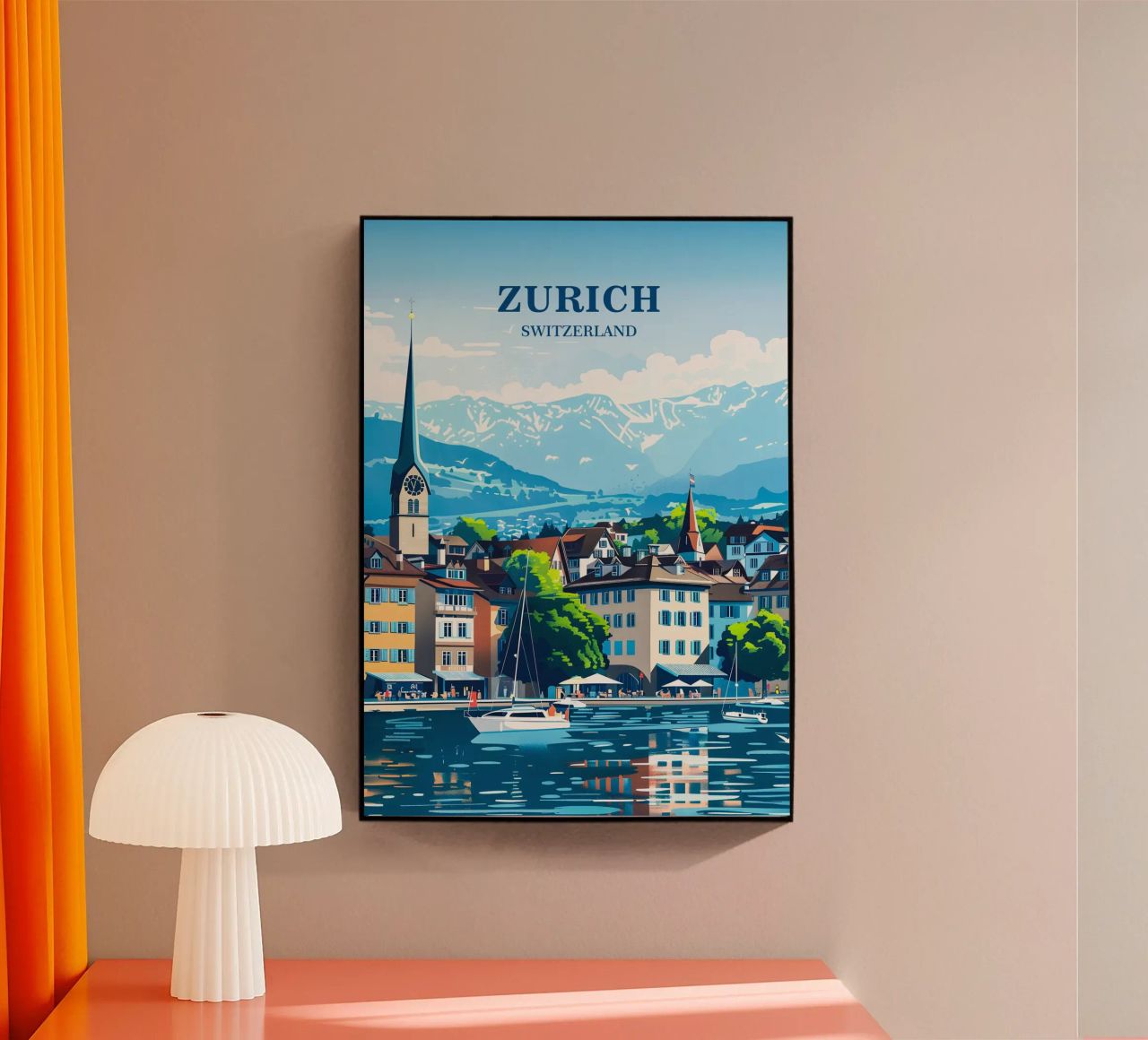 Zurich Switzerland Acryl-Glas von Travelstudio