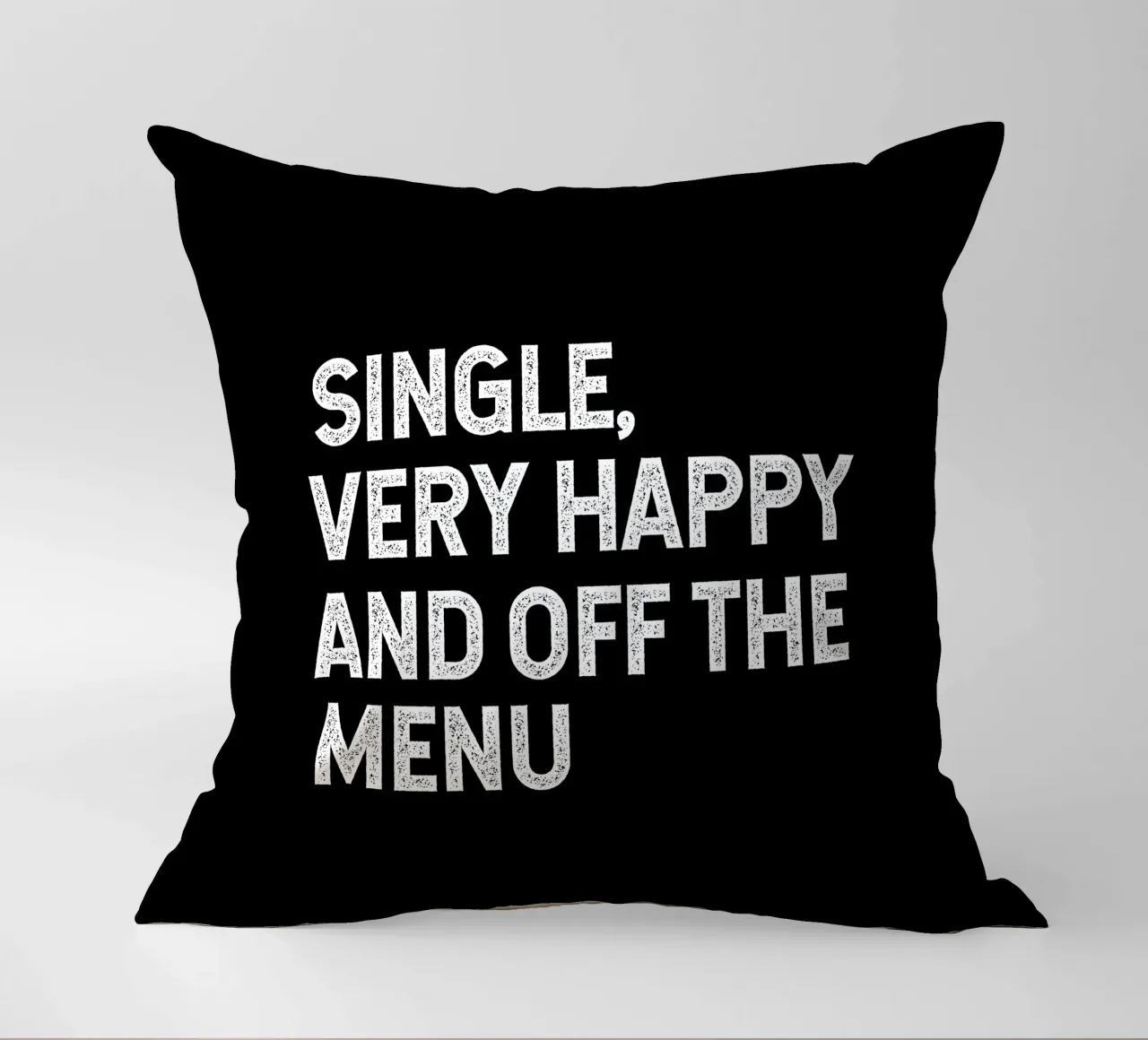 Single very happy and off the menu cuscino da happieeagle