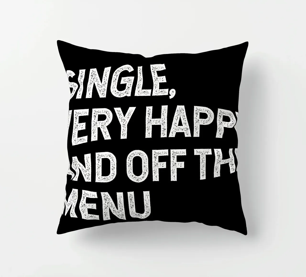 Single very happy and off the menu cuscino da happieeagle