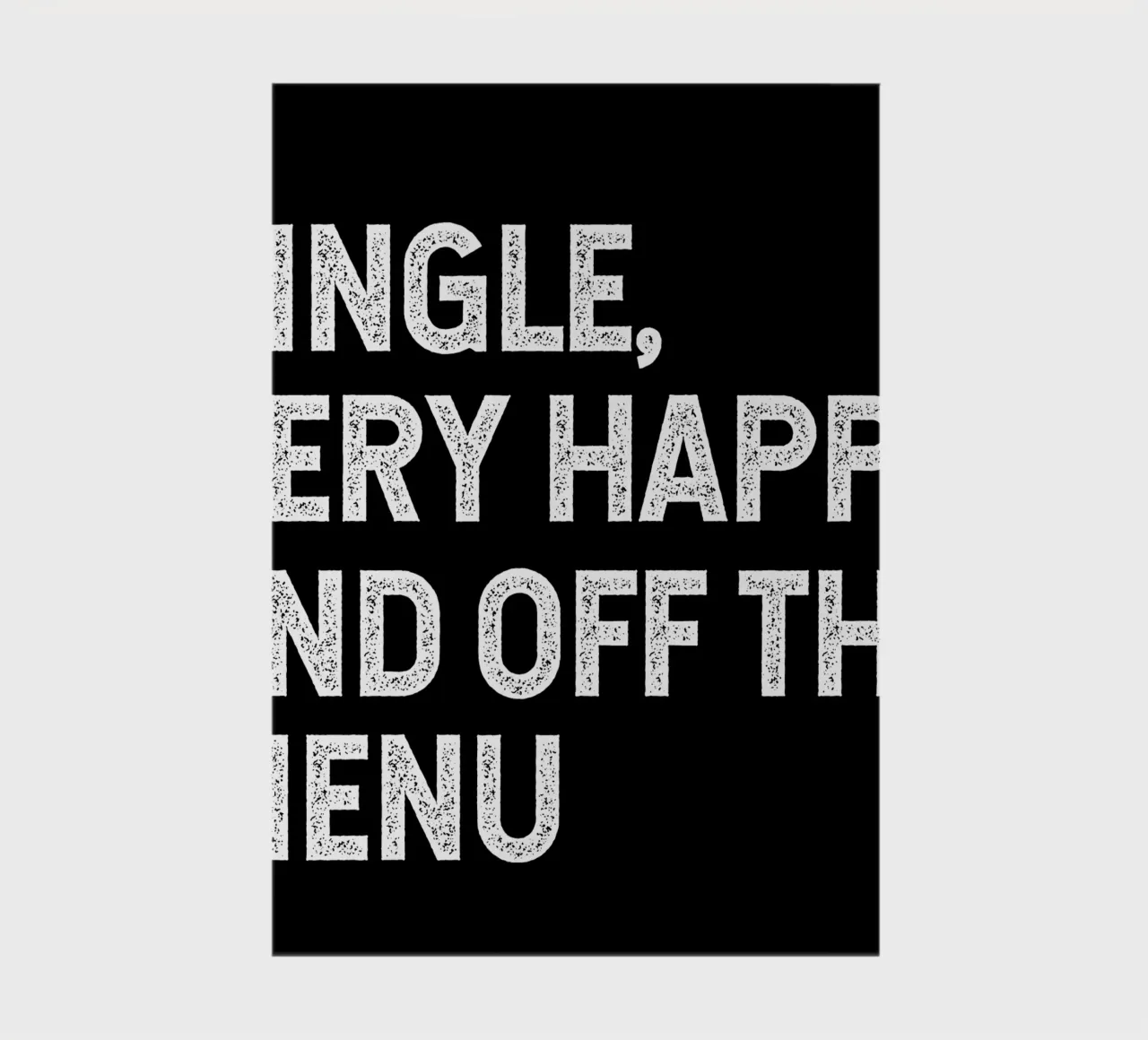 Single very happy and off the menu notebook by happieeagle