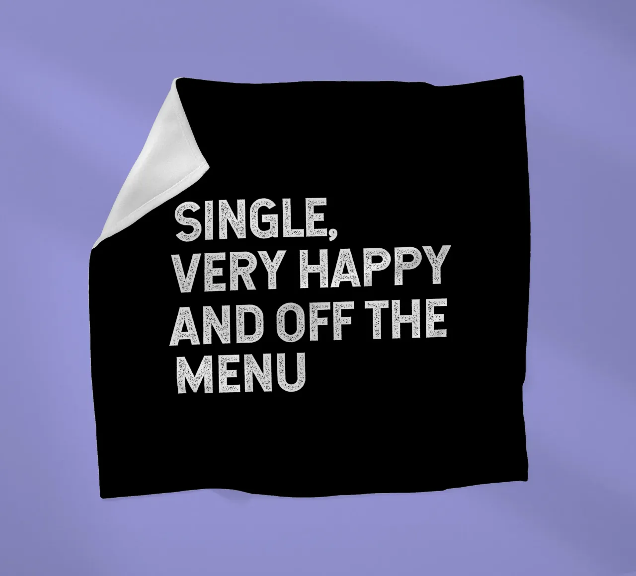 Single very happy and off the menu coperta in pile da happieeagle