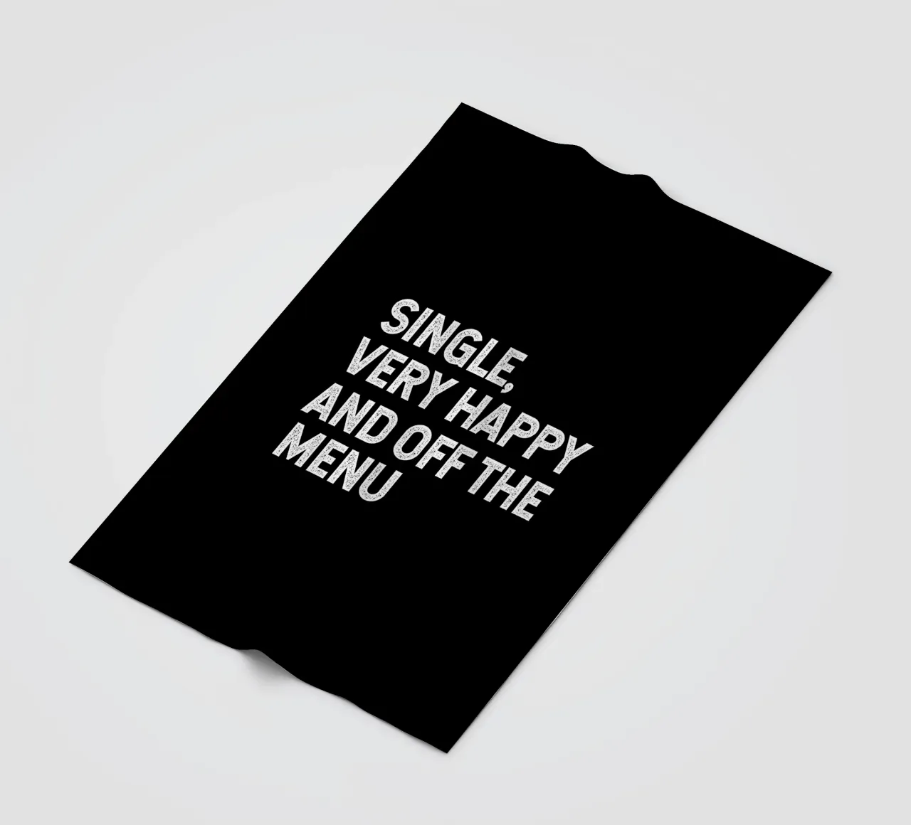 Single very happy and off the menu coperta in pile da happieeagle