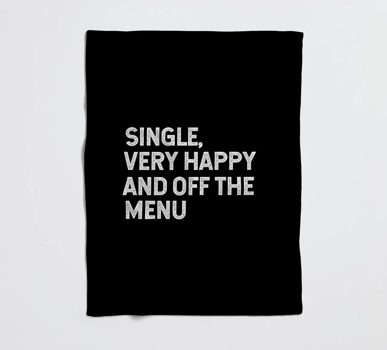 Single very happy and off the menu coperta in pile da happieeagle