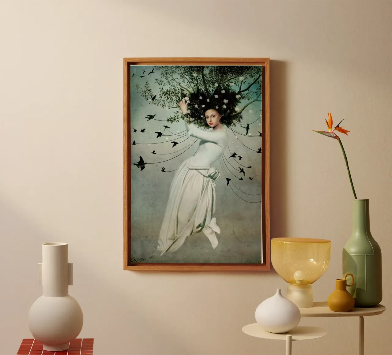 Fly With Me tela con Cornice a cassetta da Catrin Welz-Stein