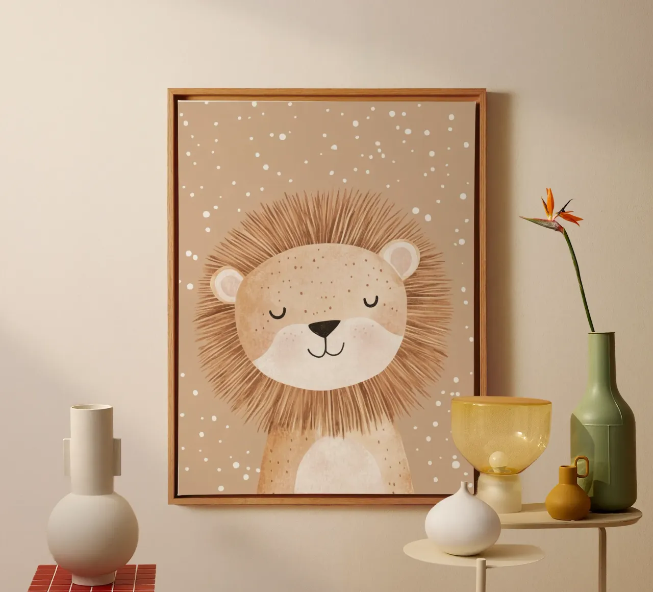 Little Lion canvas van treechild