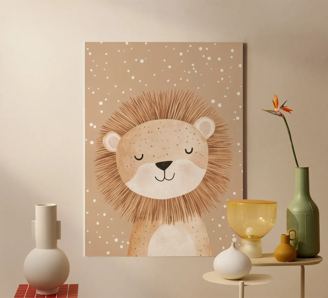 Little Lion canvas van treechild