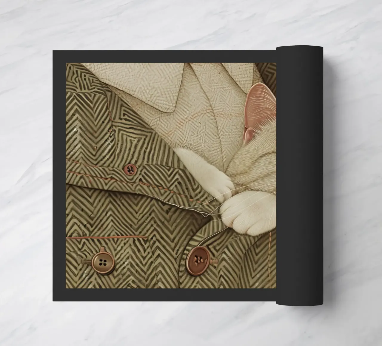 Perfettamente accogliente zerbino da Rustic Grace Studio 02