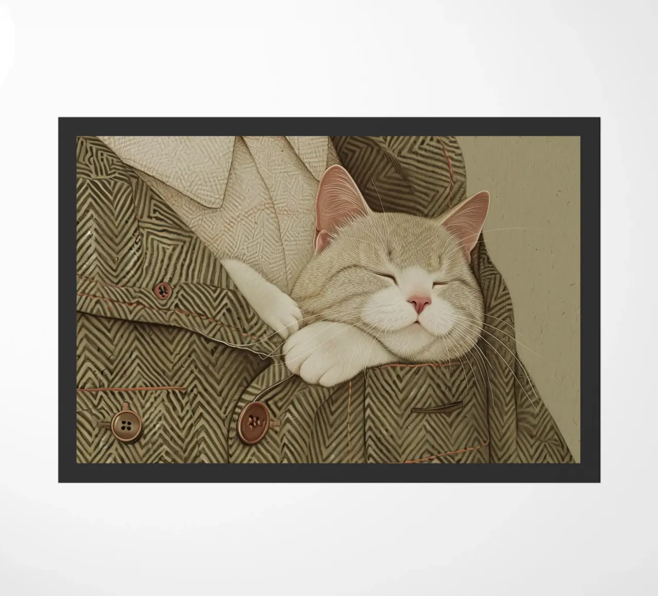 Perfettamente accogliente zerbino da Rustic Grace Studio 02