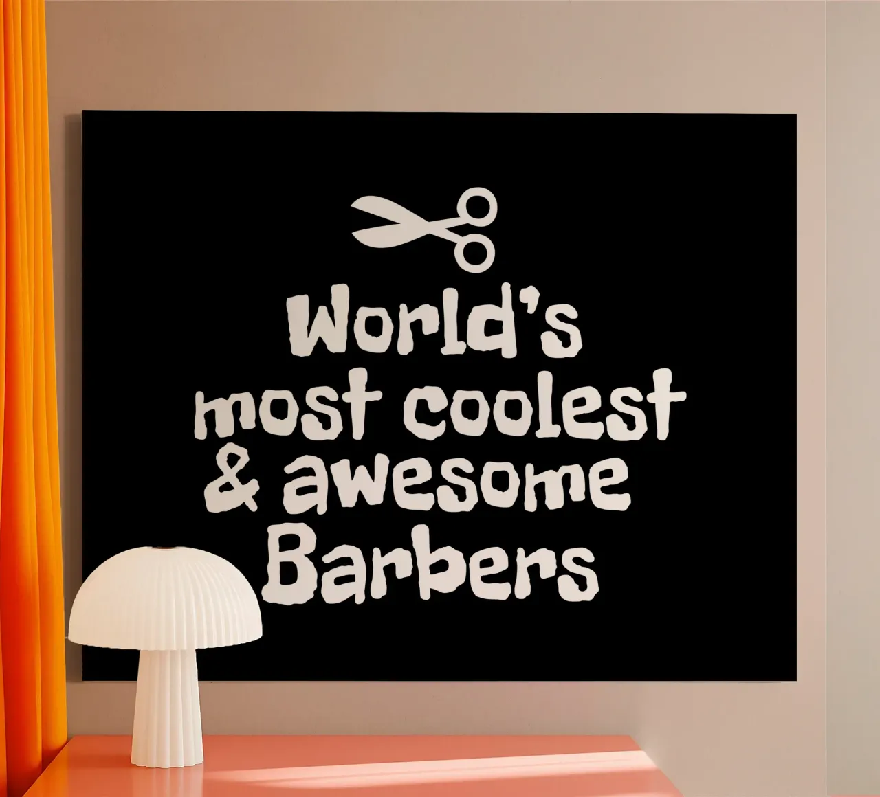 World's most coolest and awesome barbers canvas van happieeagle