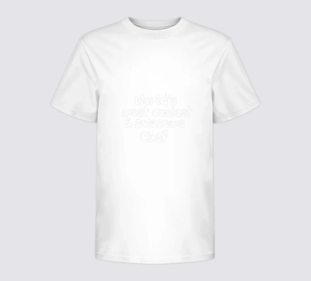 World's most coolest and awesome chef t-shirt bambini da happieeagle