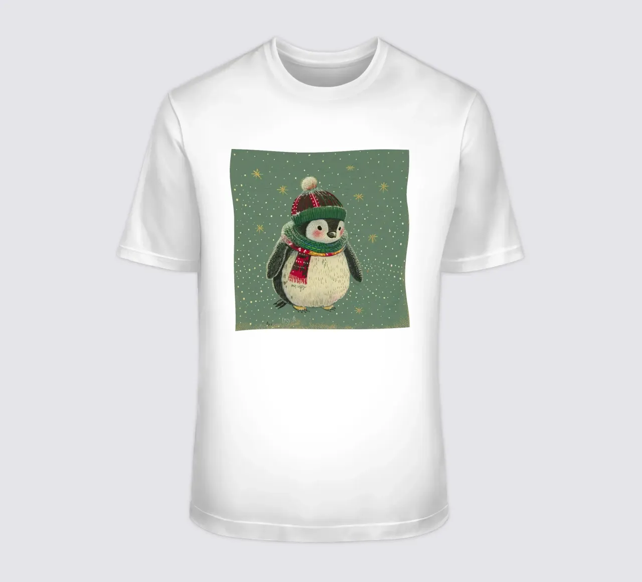 Cozy in the Snow t-shirt by Rustic Grace Studio 02