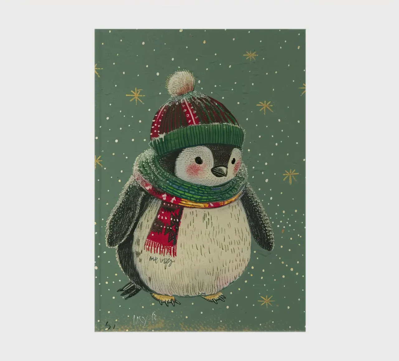 Douceur dans la neige carnet de notes de Rustic Grace Studio 02