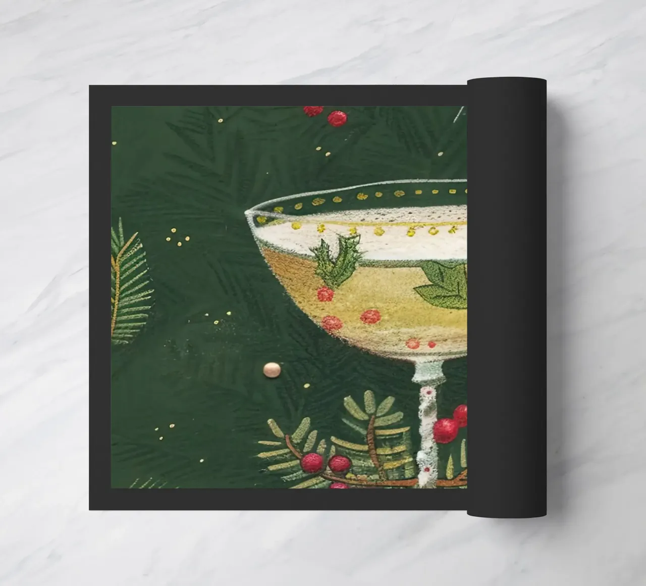 Allegria per le feste zerbino da Rustic Grace Studio 02