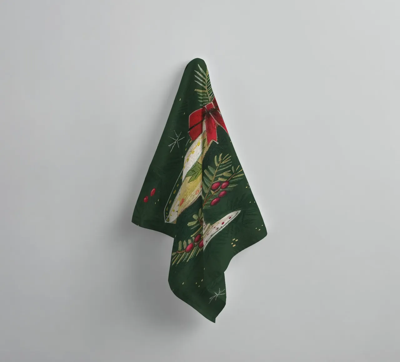 Allegria per le feste asciugamano da bagno da Rustic Grace Studio 02