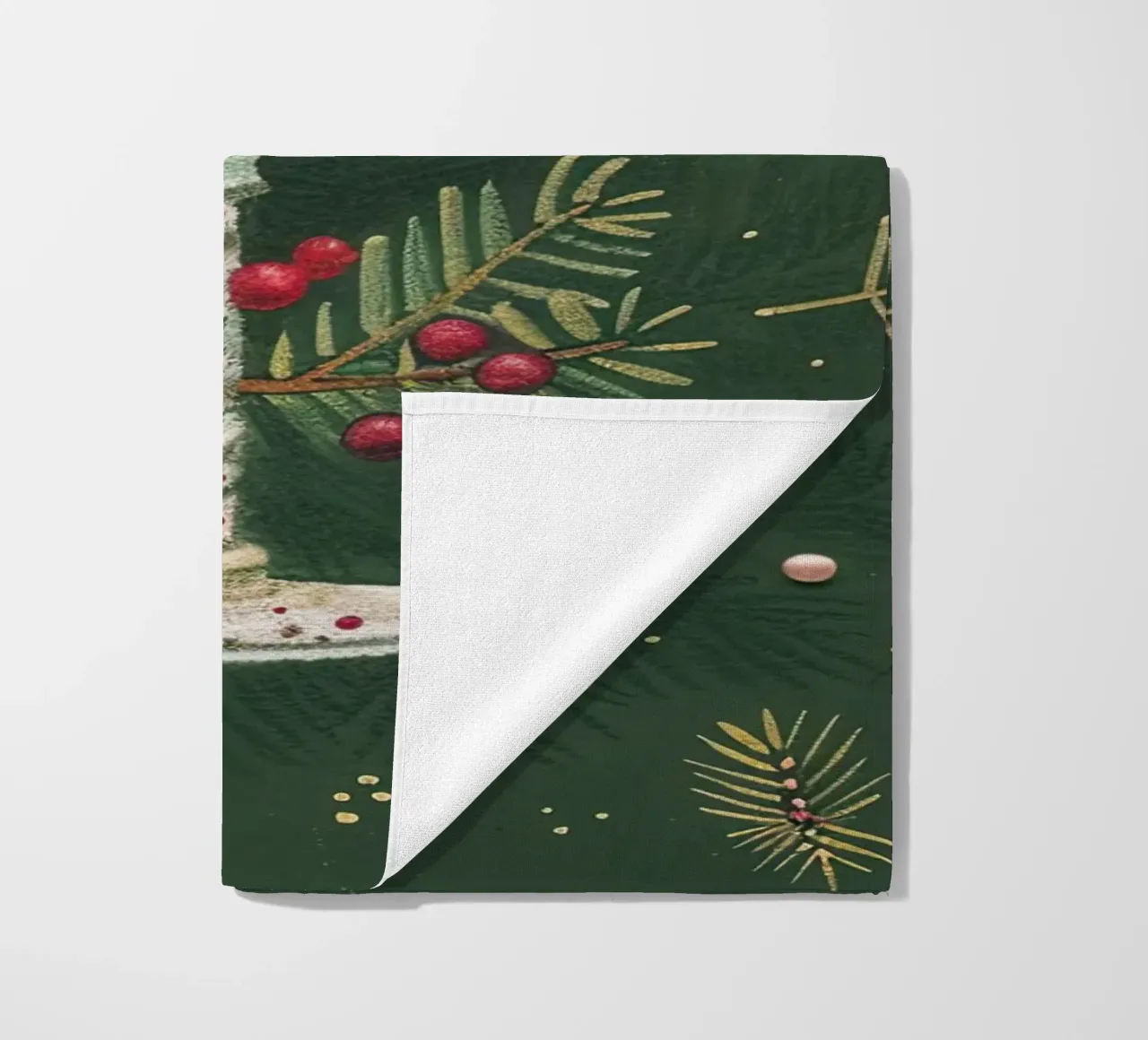 Allegria per le feste telo mare da Rustic Grace Studio 02