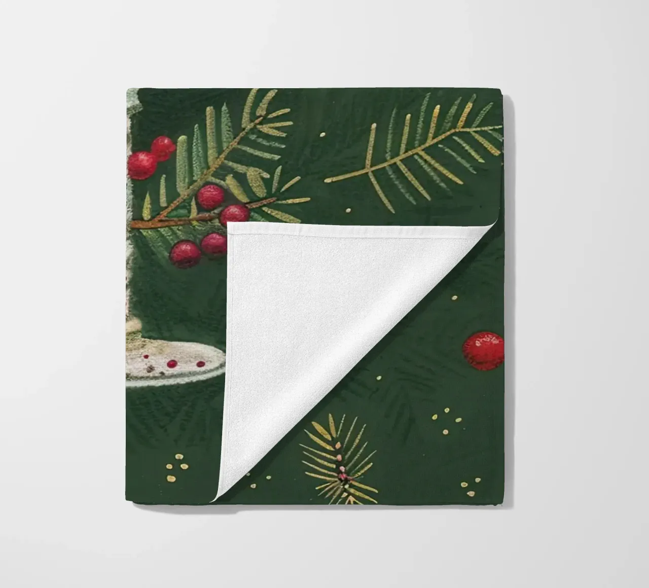 Allegria per le feste telo mare da Rustic Grace Studio 02