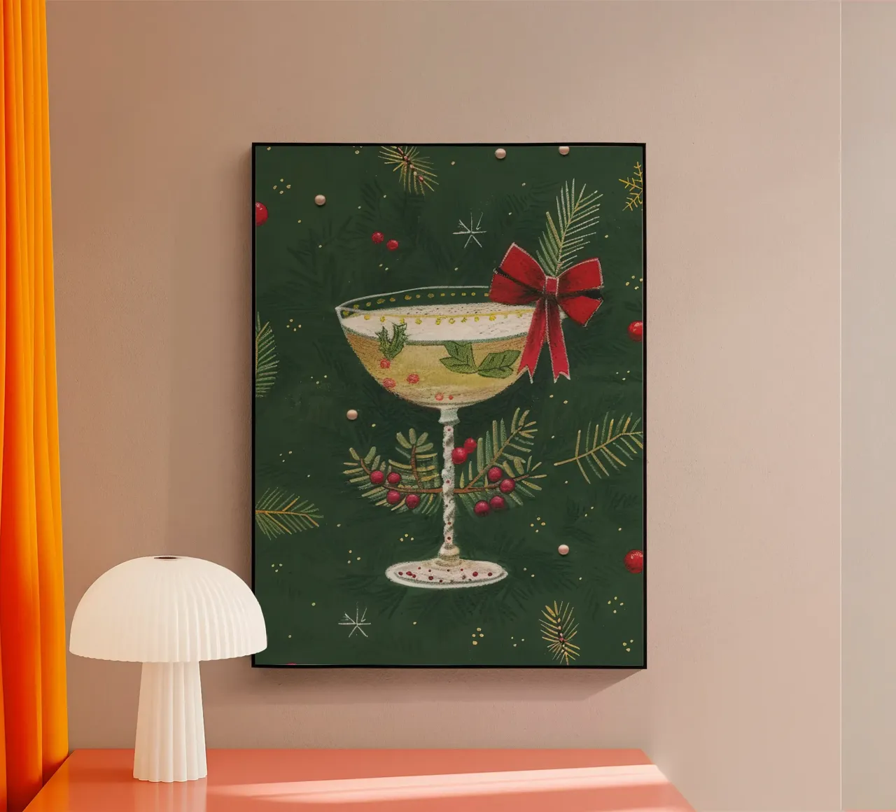 Allegria per le feste plexiglass da Rustic Grace Studio 02