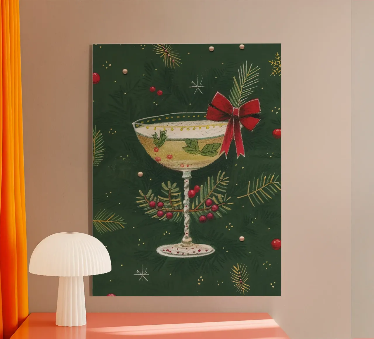 Allegria per le feste plexiglass da Rustic Grace Studio 02