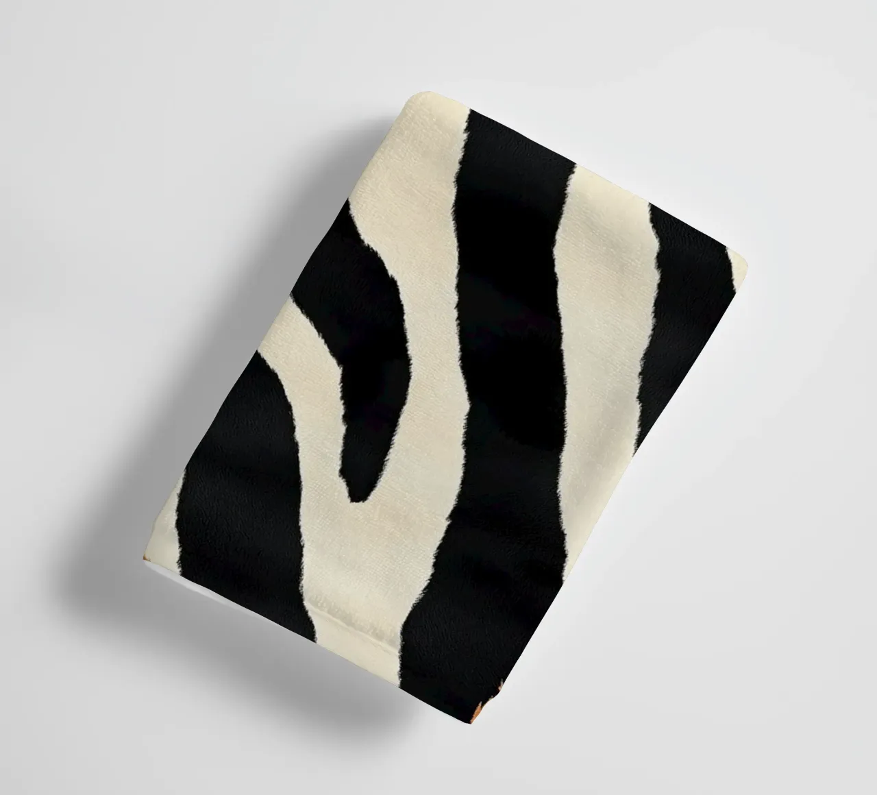 Decorative abstract zebra stripe pattern towel by Autofocus