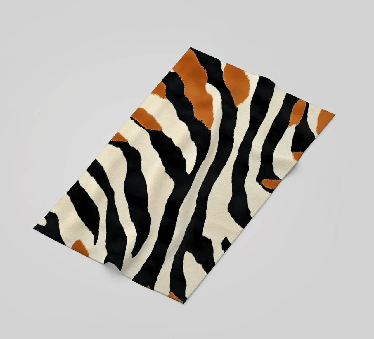 Motif abstrait décoratif à rayures zébrées serviette de plage de Autofocus