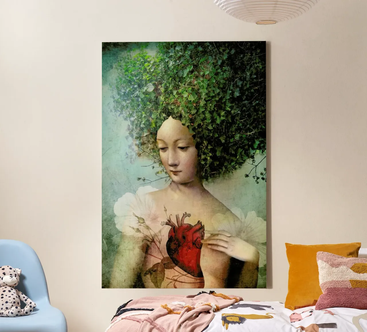 The Day Lost My Heart tela con Cornice a cassetta da Catrin Welz-Stein